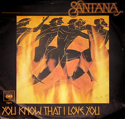 SANTANA - You Know That I Love You album front cover vinyl record